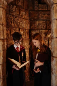 Harry y Hermione juntos